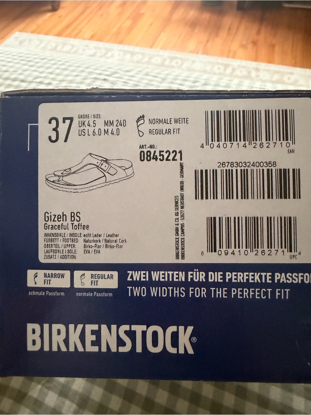 Birkenstock Gizeh Sandals Size 37